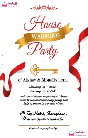 Personalized Housewarming Invitations - Free and Easy!